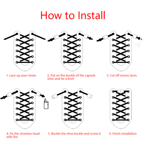 Màu Vòng Dây Giày Đàn Hồi Cho Sneakers Matte Kim Loại Khóa Không Có Tie Dây Giày Thuận Tiện Và Nhanh Chóng Trên Và Tắt Lười Biếng Dây Giày - Product Image 6