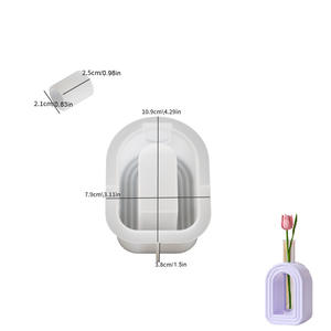 Nueva llegada tendencia molde de silicona tubo de ensayo jarrón amor arco hidropónico tanque planta flor soporte para manualidades DIY decoración del hogar - Product Image 3