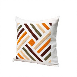 Tufted Boho Cushion Cover By <b>Indian</b> Textiles H/L Handwoven Decorative <b>Throw</b> Pillow Luxury Boho Pillow - Product Image 1