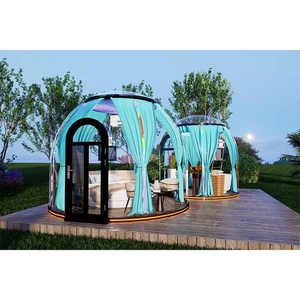 Luxury Full House New Polycarbonate Geodesic Igloo Round House Prefab Transparent Bubble <strong>Dome</strong> <strong>Tent</strong> For Trade Shows - Product Image 6