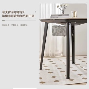 Table chauffante électrique Midea carrée 60 cm avec commande par bouton-poussoir pour la maison, la cuisson au hot pot et le bureau - Product Image 4