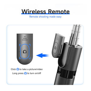 Soporte de Teléfono Telescópico Plegable F01 OEM Disponible, Mini Trípode con Control Remoto Inalámbrico para Selfies para Teléfono Móvil - Product Image 4