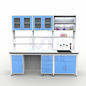 Meja Laboratorium Modern Bersertifikasi ISO, Tahan Bahan Kimia, Mudah Dipasang, Dilengkapi Wastafel - Product Image 2