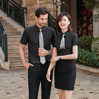 Vestido Largo Elegante Estilo Coreano para Mujer, Estilo Oficina, Color Blanco y Negro Sólido, Primavera/Invierno, Formal, con Volantes, ODM