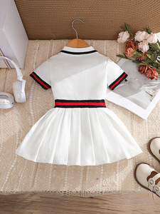 <span class=keywords><strong>2025</strong></span> Verão Casual Roupas Infantis ODM Baby Girl Saia Vestido Impresso Malha Cross-Border Moda Feminina Tesouro Crianças - Product Image 2