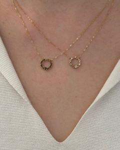 สร้อยคอ Brilliant02 สีชมพู ทอง 14K เพชร มุก เครื่องประดับขายส่ง ผู้ผลิตเครื่องประดับชั้นดี รับผลิตสร้อยคอตามสั่ง ผู้ผลิตแบบ OEM ODM - Product Image 1