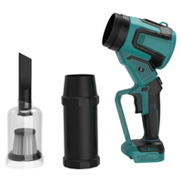 Souffleur de tempête électrique sans fil et sans balais, double usage, pour le nettoyage de voitures, garages et jardins, avec aspiration comprimée