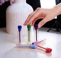 1ml 2ml 3ml Botol Kaca Transparan Mini untuk Sampel Parfum, Botol Tester Parfum Kecil