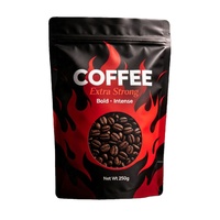 Sachet Doypack Personnalisé Mat pour Café Filtré avec Fermeture Éclair et Fenêtre, Qualité Alimentaire, Refermable, Vente en Gros Usine