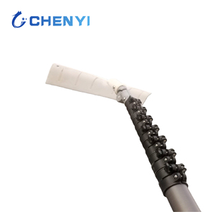 מוט סיבי פחמן 5 מטר 6 מטר 8 מטר מתכוונן טלסקופי להסרת שלג מקירוי - קל משקל ועמיד - Product Image 4