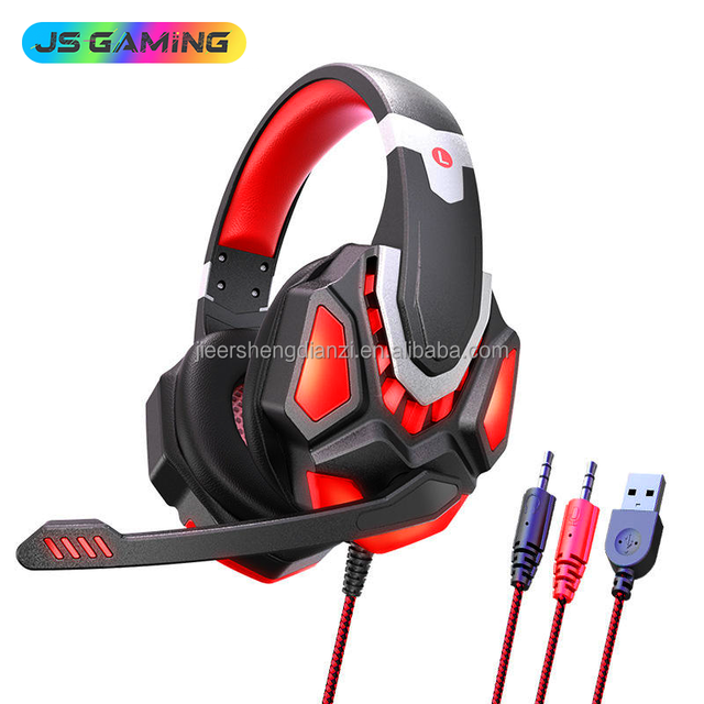 JSGaming Wired On-Ear &amp; Over-Ear Computer Gaming Headphones Esports Head-mounted Earphones for Comfort and Performance G10