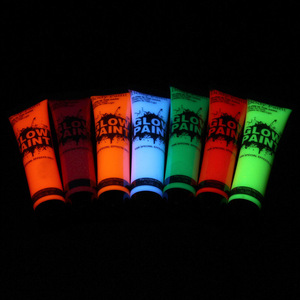 Peinture UV Glow Paint Neow Body Art Pigment 10ml Tubes Outil de maquillage de fête amélioré - Product Image 3