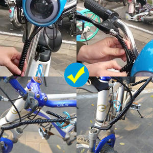 <span class=keywords><strong>Manchon</strong></span> de protection de fil de frein de vélo électrique Tube d'enroulement de faisceau de câbles de vélo électrique Tube d'enroulement de fil de frein de vélo électrique - Product Image 2