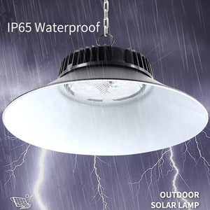 100 wát năng lượng mặt trời hệ thống đèn trần cho nhà cắm trại nhẹ Lũ lụt Vòng nhà hàng treo ánh sáng mặt dây chuyền - Product Image 2