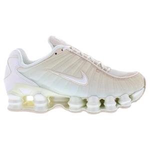 Scarpe da Donna Shox TL Bianco Perla con Fodera in Rete e Lacci Stile Basket - Product Image 1