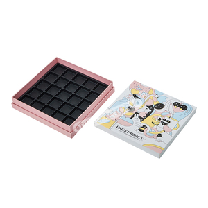 Chất Lượng Cao Cứng Nhắc Tông Sô Cô La Vàng Ribbon Hai Mảnh Hộp Nhựa Trong Suốt Chèn Cho Sang Trọng Sô Cô La Gói - Product Image 6