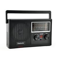 Radio AM/FM portable ST-6530 Makula à haute sensibilité avec haut-parleur intégré de 4 pouces, longue autonomie de batterie, rechargeable, idéale pour l'Afrique