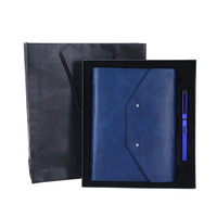 Nuevo Set de Regalo de Cuaderno de Lujo A5, Agenda de Negocios, Cuaderno con Logotipo de Marca Personalizado, Bolígrafo en Caja con Caja de Empaque