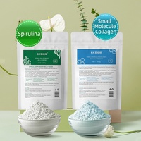 Masque en gelée peel-off à la spiruline verte, collagène à petites molécules, apaisant et anti-sensibilité, en gros, Ekber