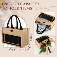 Bolsas de Yute Grandes al por Mayor, Naturales y Recicladas, Personalizables con Logotipo Impreso, Ecológicas y Reutilizables para Compras