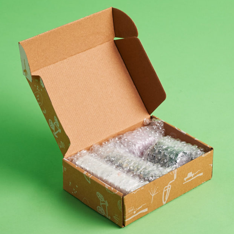 Custom Logo Kraft Corrugated Paper Cardboard Packaging Tuck End Mailer Shipping Gift Box