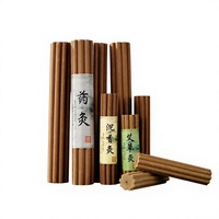 Bâtonnets de Moxibustion aux Herbes Médicinales d'Artemisia, Cônes de Moxa, Encens Cinq Éléments, Feu de Tonnerre, Taiyi, Qualité Supérieure Vieillie Cinq Ans