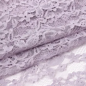 NO MOQ design custom lace fabric