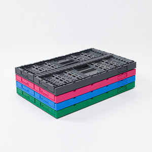 Boîte de rangement pliable pour ferme 600x400x225mm, caisses en <span class=keywords><strong>plastique</strong></span> pour la récolte des <span class=keywords><strong>fruits</strong></span> <span class=keywords><strong>et</strong></span> légumes, caisses pliables en <span class=keywords><strong>plastique</strong></span> - Product Image 6