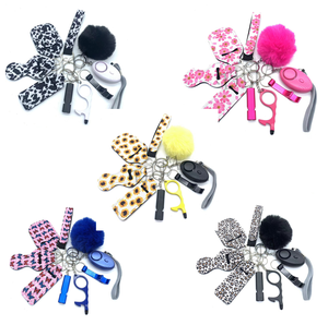 <span class=keywords><strong>Kit</strong></span> <span class=keywords><strong>de</strong></span> porte-clés d'autodéfense 9 pièces pour femmes - Outils <span class=keywords><strong>de</strong></span> sécurité légers en plastique et métal imperméables - Vente en gros - Product Image 1