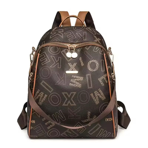 Mochila Cruzada de Moda para Mujer, Estilo PU con Letras y Cierre de Cremallera - Product Image 3