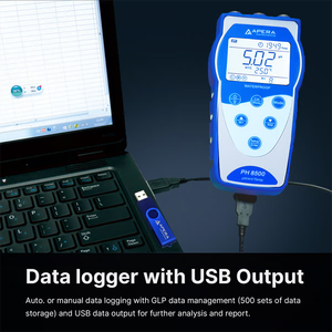 Kit de Medidor de pH Veidt Weighing Apera PH700, Medidor Digital de pH y ORP para Laboratorio, Medidor de pH y ORP Resistente al Agua - Product Image 5