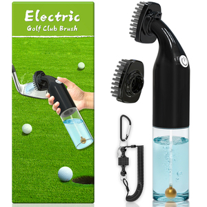 Nouvelle brosse électrique améliorée pour clubs de golf, brosse nettoyante à eau pour golf, en nylon rigide rétractable, pour le nettoyage des clubs, des balles et des chaussures - Product Image 6