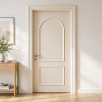 Porte intérieure en bois massif DEMEA, couleur personnalisée, style classique français, isolation thermique, design contemporain, pour villa de luxe.