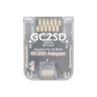Lector de Tarjetas para GameCube Wii GC2SD, Adaptador de Tarjeta TF/SD para Memoria GC WII