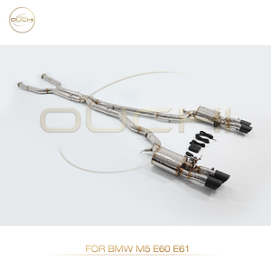 Catback de escape de acero inoxidable OUCHI para <span class=keywords><strong>BMW</strong></span> <span class=keywords><strong>M5</strong></span> <span class=keywords><strong>E60</strong></span>/E61 2004-2010 S85 5,0 <span class=keywords><strong>V8</strong></span> con válvulas de silenciador accesorios de coche sistema de tuberías - Product Image 2