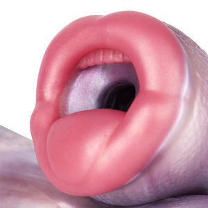 فم حيوان خيالي ومهبل ضيق ألعاب جنسية فموية للرجال ، دمية جنسية نابضة بالحياة تحفيز الاستمناء في الحلق العميق - Product Image 5