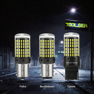 ไฟเลี้ยว LED canbu 22W 12V T20 1500Lm 3014-144SMD ไฟเบรครถยนต์ทรงพอดีกับรถได้ทั่วไปสีเหลือง - Product Image 3