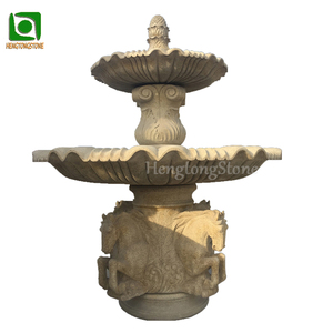 Décoration de <span class=keywords><strong>jardin</strong></span> en marbre naturel sculptant une petite <span class=keywords><strong>fontaine</strong></span> d'eau <span class=keywords><strong>avec</strong></span> une statue de chérubin - Product Image 4