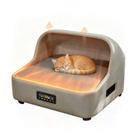 Lit pour animaux de compagnie de luxe avec logo personnalisé, télécommande, refroidissement et chauffage, faible consommation d'énergie, pour chiens et chats
