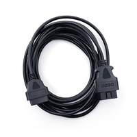 Conectores de Cable de extensión de coche OBD2 OBD II de 10 metros, conector macho a hembra de 16 Pines, 10m para interfaz de conector ELM327 automático