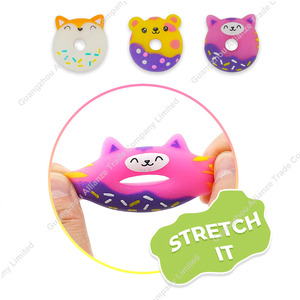 Nuevos Juguetes Antiestrés Suaves y Esponjosos, Juguetes para Aliviar el Estrés, Juguetes Redondos de Donut para Niños - Product Image 4