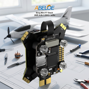 Controlador de Vuelo Borg F722 con Módulo de Potencia de 60A, Receptor de 2.4G, 20x20mm para Avión RC de Ala Fija Micro - Product Image 1