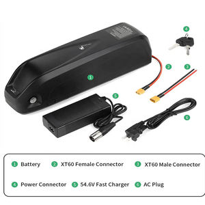 Batería personalizada Hailong Ebike 36V 48V 52V 72v 25ah 14ah 20ah batería de iones de litio baterías de bicicleta eléctrica - Product Image 2