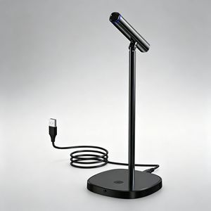 Desktop <b>Microphone</b> MC011 Black Cardioid Noise Cancelling <b>Wireless</b> For Conference Live Streaming Gaming - Product Image 2