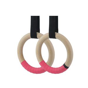 Anillos de Gimnasia de Madera VIGFIT, 2 Piezas, con 4 <span class=keywords><strong>Cintas</strong></span> Antideslizantes <span class=keywords><strong>para</strong></span> las Manos, Anillos de Entrenamiento de Ejercicio, Negros, 28/32 mm, <span class=keywords><strong>para</strong></span> Entrenamiento de Fuerza en Casa/Gimnasio - Product Image 4
