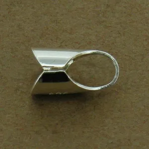 Gümüş kafa ve kuyruk klip kalıp özelleştirme 925 gümüş kafa ve kuyruk klip işleme gümüş zincir aksesuarları imalat