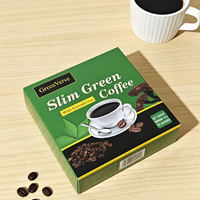 Café Instantané Régime Naturel 180g Chocolat Sucre Boîte Minceur Garcinia Cambogia Ginseng Contrôle Ganoderma Matcha Café Vert