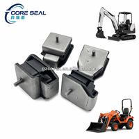 Support en caoutchouc pour fixation moteur pour Kubota, Yanmar, Takeuchi, Bobcat, mini-excavatrice, micro-pelle, pièces de tracteur