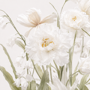 Flores Gigantes de Papel de Peonía Blanca, <span class=keywords><strong>Iris</strong></span> y <span class=keywords><strong>Lirio</strong></span> de los Valles para Instalación en Suelos, Exhibición en Eventos de Boda, Venta al por Mayor - Product Image 2