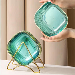 Luxury Plastic <strong>Display</strong> Tray Salad Food Storage <strong>Containers</strong> Dry Snacks <strong>Fruit</strong> Plate Serving Decoration Party - Product Image 1